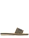 Chloé Sandals 19a With Shaped Straps In White Leather For Women In Multi