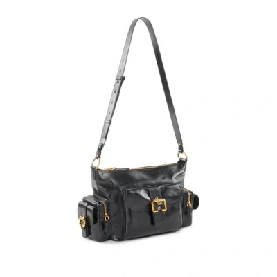 Chloé Sac À Main Camera En Cuir In Noir