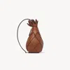 Chloé Chloe Women Caramel Leather Ananas Shoulder Bag In Brown