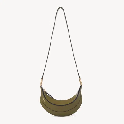 Chloé Sac Bandoulière Banane  Symbols En Cuir Grainé Femme Brun Taille Onesize 100% Cuir De Veau In Brown