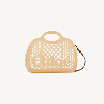 Chloé Sac Cabas  Cage Jelly Femme Beige Taille Onesize 100% Polyuréthane Thermoplastique