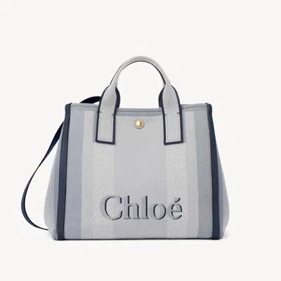 CHLOÉ SAC CABAS CHLOÉ CARRY EN TOILE FEMME ROUGE TAILLE ONESIZE 91% COTON, 6% POLYESTER, 3% FIBRES TEXTILE