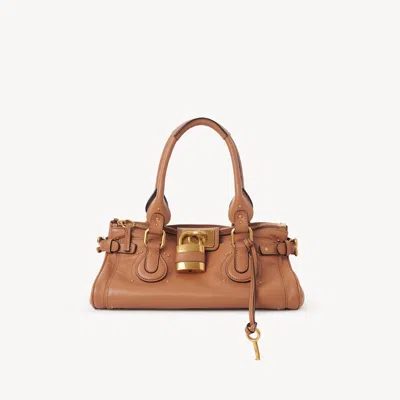 Chloé Sac Paddington En Cuir Grainé In Brown