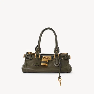 Chloé Sac Paddington En Cuir Grainé In Brown