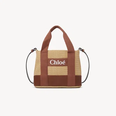 Chloé Sac Porté Épaule Femme Brun Taille Onesize 58% Polypropylène, 42% Polyester, Cuir De Veau In Brown