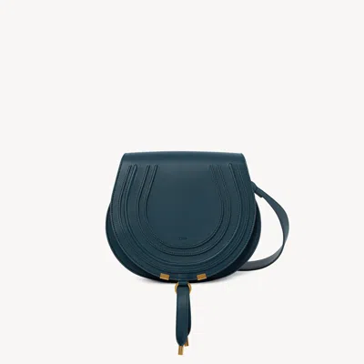 Chloé Sac Porté Épaule Marcie En Cuir Grainé