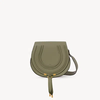 Chloé Sac Porté Épaule Marcie En Cuir Grainé