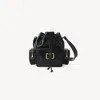 Chloé Camera Bucket Crossbody Bag In Shiny Calfskin In Black