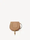Chloé Marcie Small Crossbody Bag In Grained Calfskin In Nude