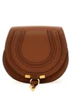 Chloé Saddle Marcie Small Crossbody Bag In Brown