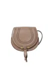 Chloé Small Glossy Leather Saddle Bag In Multicolor