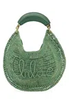 Chloé Womens Tea Leaf Green Woven Top-handle Raffia Bag In Green