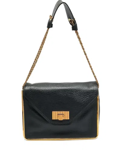 Pre-owned Chloé Sally Shoulder Bag In Black
