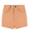 Chloé Chloe Women Salmon Denim Shorts