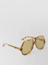 Chloé Women Ch0289s Sunglasses In Yellow