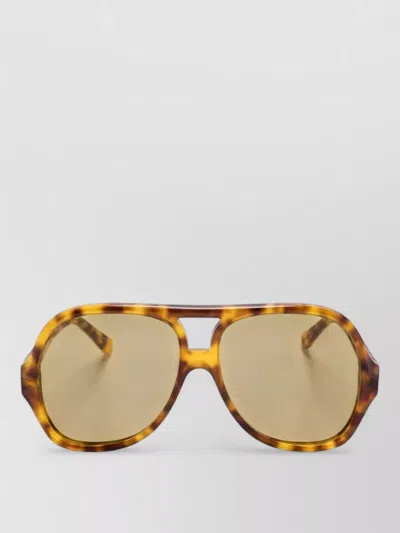 CHLOÉ SALOMÉ OVERSIZED SQUARE SUNGLASSES UV LENSES