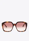 Chloé Salome Square Sunglasses