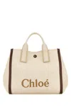 Chloé Chloe Women Sand Fabric Medium Chloe Carry Shopping Bag In Brown