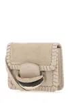 Chloé Chloe Sand Suede Kattie Clutch In 278