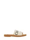 Chloé Woody Sabot Mules In White