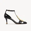Chloé Cleia Heeled Sandal In Animal Print