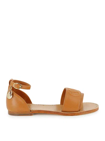Chloé Kids' Sandals In Brown