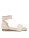 Chloé Embroidery Strap Sandals In Multi