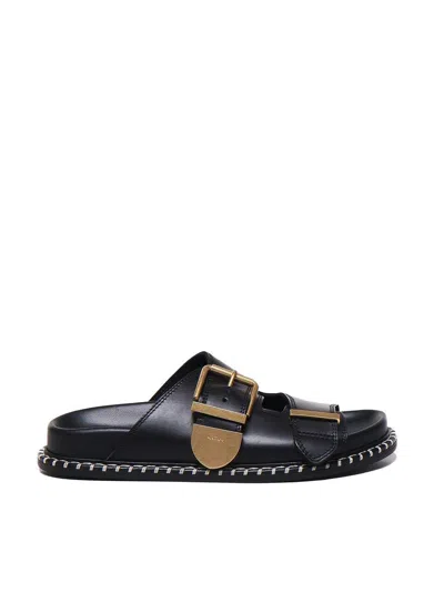 Chloé Rebecca Sandals In Black