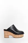 Chloé Oli Leather Mule In Black