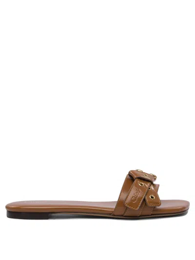 Chloé Sandals Brown