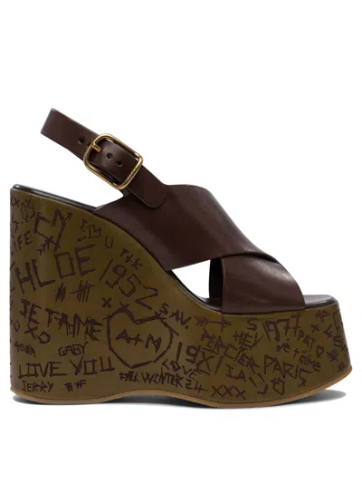 Chloé Sandals Brown