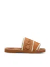 Chloé Chloe' Women Woody Sandals In Brown