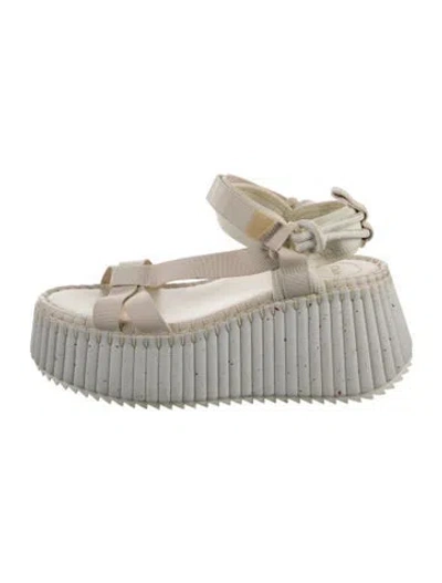 Pre-owned Chloé Sandals In Neutral