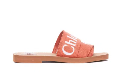 Chloé Chloè Sandals In Orange