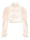 Chloé Satin Blouse In Animal Print