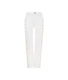 Chloé Scallop-detail Cropped Jeans In White