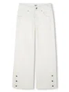 Chloé Scallop-edge Jeans In White