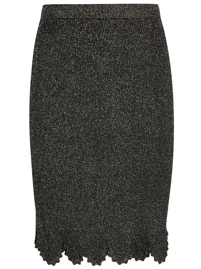 CHLOÉ CHLOÉ FITTED SCALLOP MIDI SKIRT