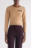 Chloé Scalloped Wool And Cashmere Blend Sweater In Multi