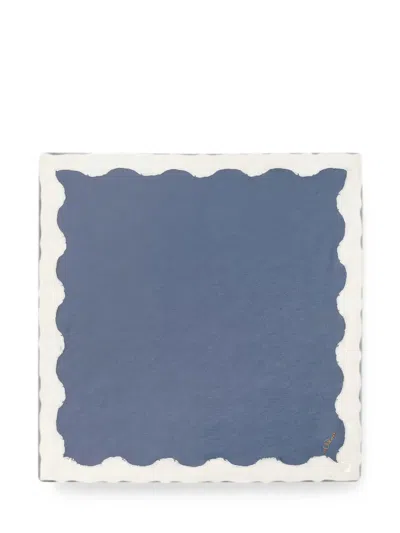 Chloé Scalloped-edge Silk Scarf In Multi