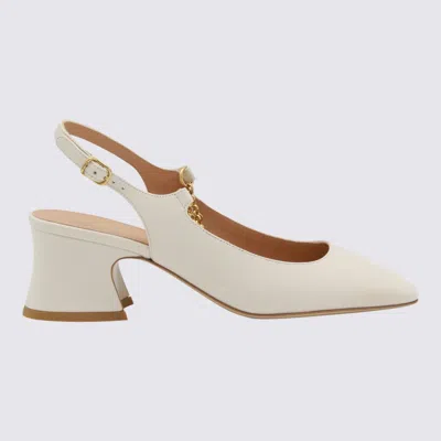 Chloé Scarpe Con Tacco Eggshell In White