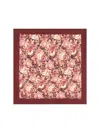 Chloé Chloe Floral-print Silk-twill Scarf In Multi