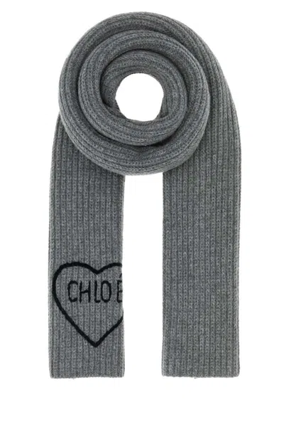Chloé Scarves And Foulards In Gray