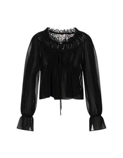 CHLOÉ CHLOÉ SCOOP NECK CROPPED TOP