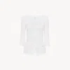 Chloé Cardigan Ajusté Échancré En Coton In White