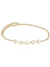 Chloé Script" Belt In Gold