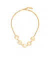 Chloé Black Calf Leather Bos Taurus High-waist Belt In Gold