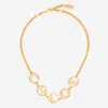 Chloé Vintage Gold Chain Link Choker Necklace In Gold