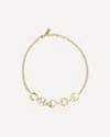 Chloé Script Choker Necklace In Pattern