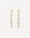 Chloé Women Script Drop Earrings In Pink